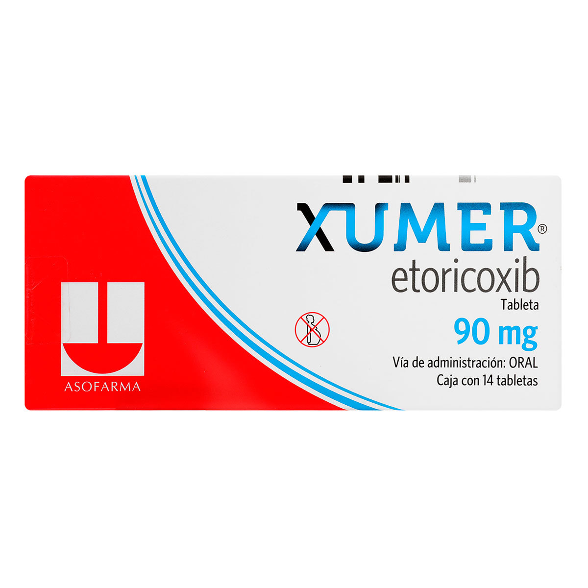 XUMER 90 MG C/14 T