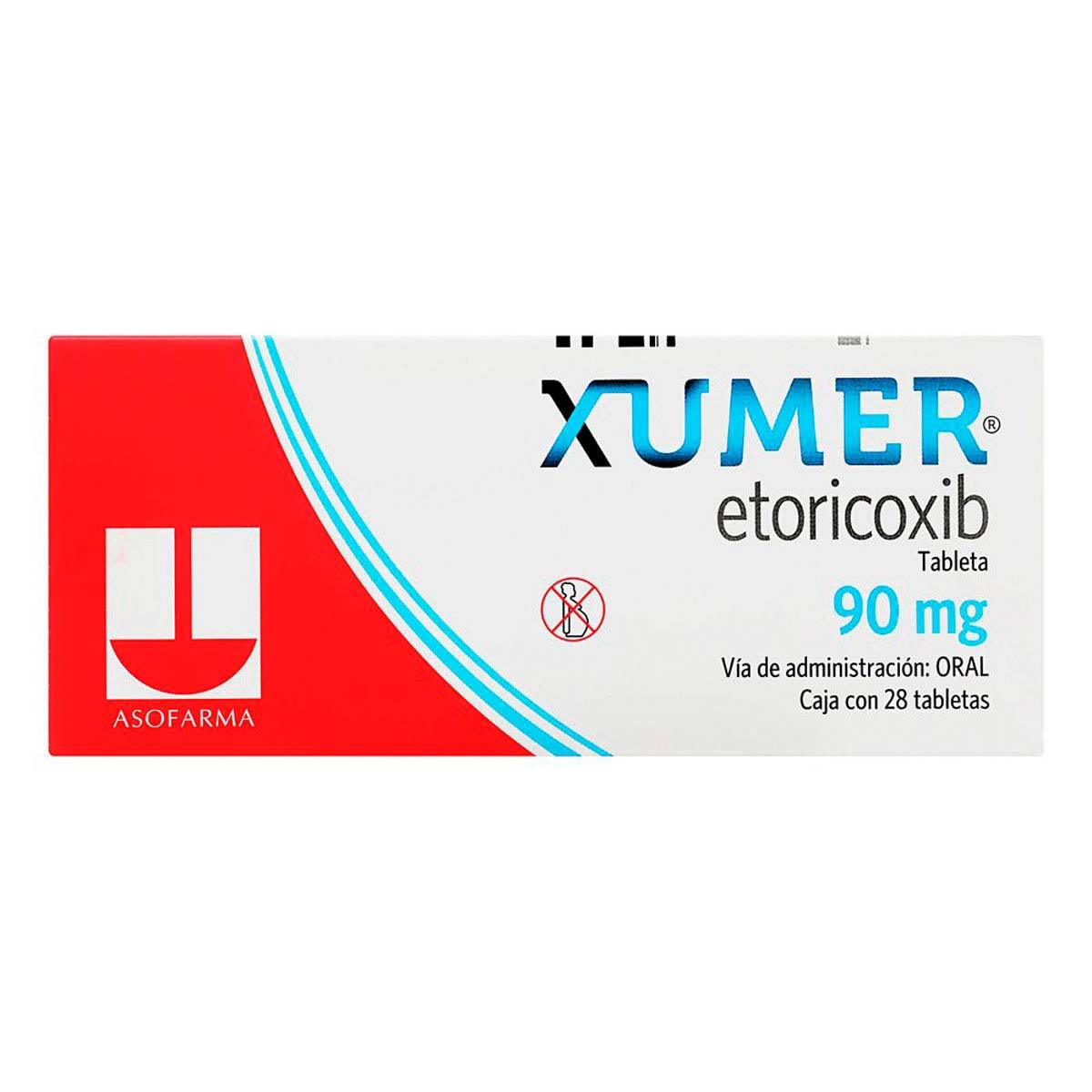 XUMER 90 MG C/28 T