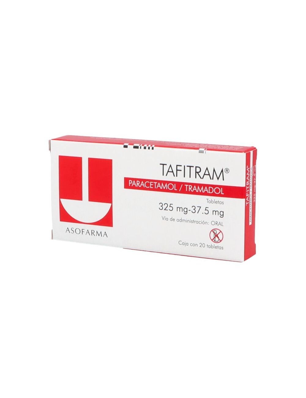 TAFITRAM 325 MG/37.5 MG C/20 T