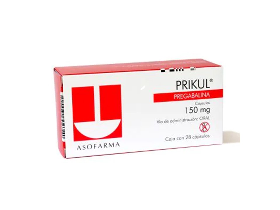 PRIKUL 150 MG C/28 CAP