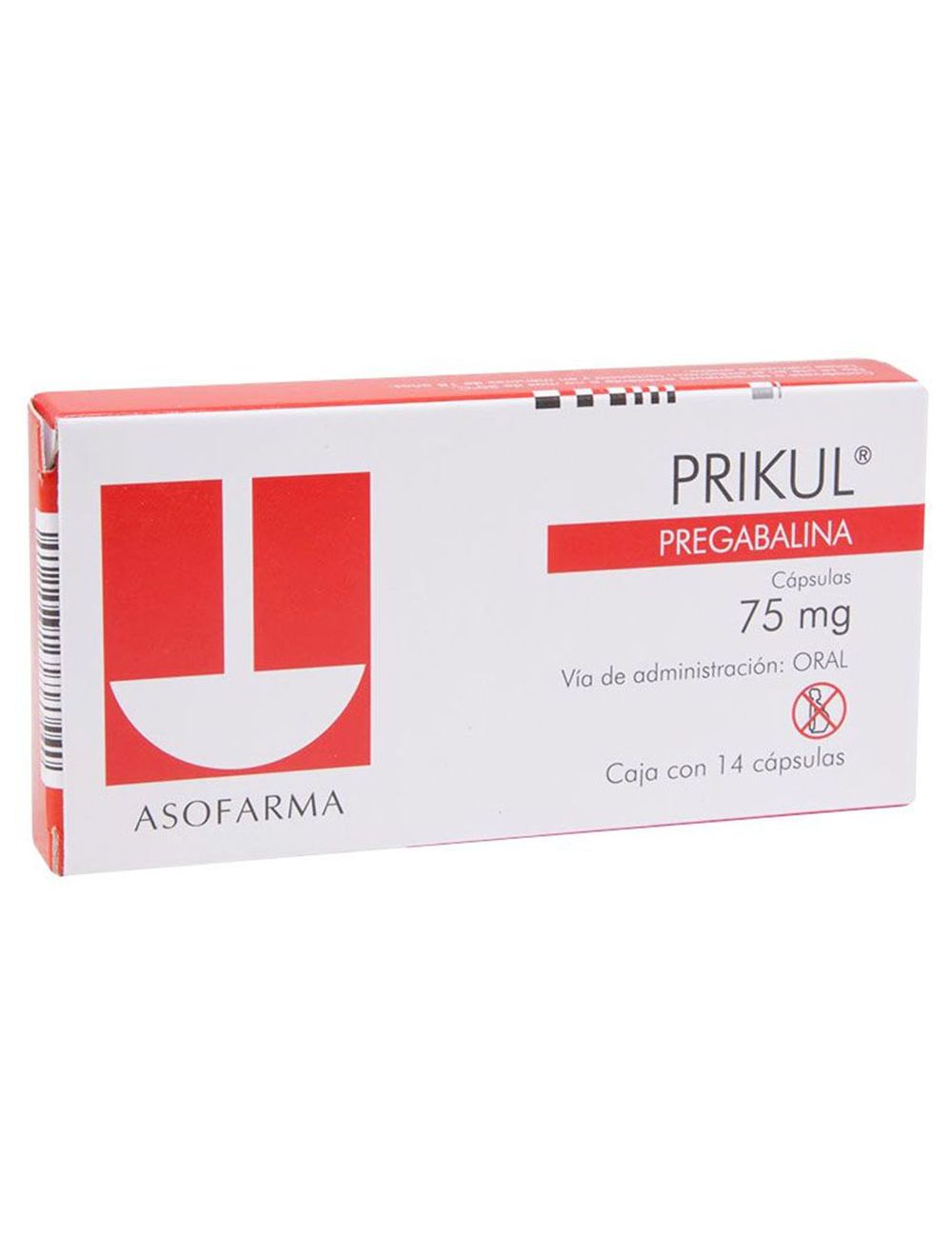 PRIKUL 75 MG C/14 CAP