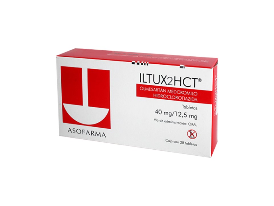 ILTUX2HCT 40 MG/12.5 MG C/28 T