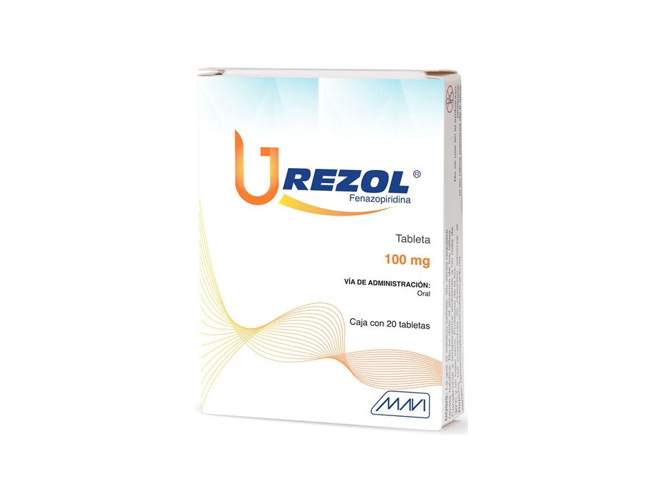 UREZOL 20TABS 100MG(FENAZOPIRIDINA)