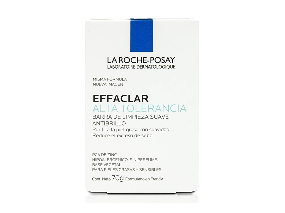 EFFACLAR ALTA TOLERANCIA LIMPIEZA SUAVE EN BARRA 70 GRS