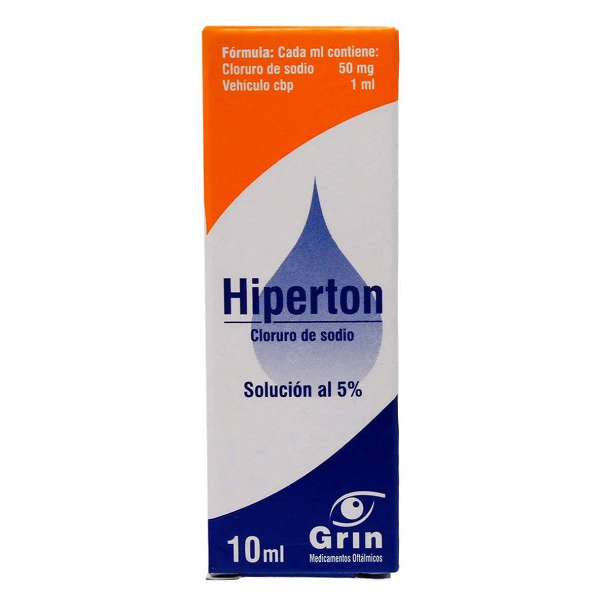 HIPERTON 5% 10 ML SOL OFT