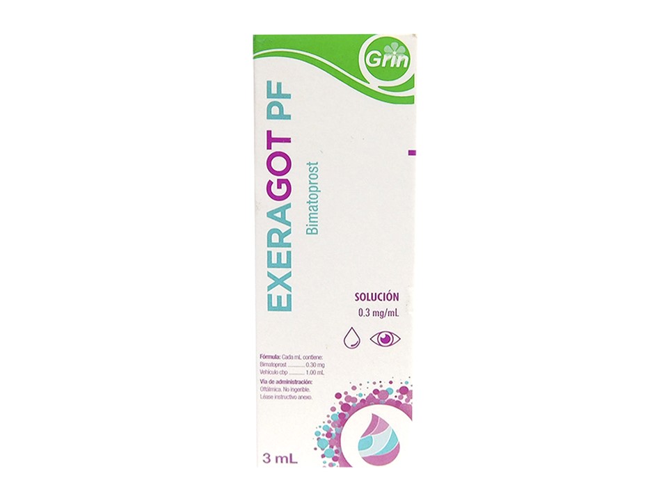 EXERAGOT PF 0.3 MG/ML SOL OFT 3 ML