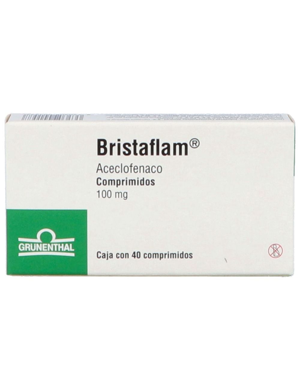 BRISTAFLAM 100 MG C/40 COMP