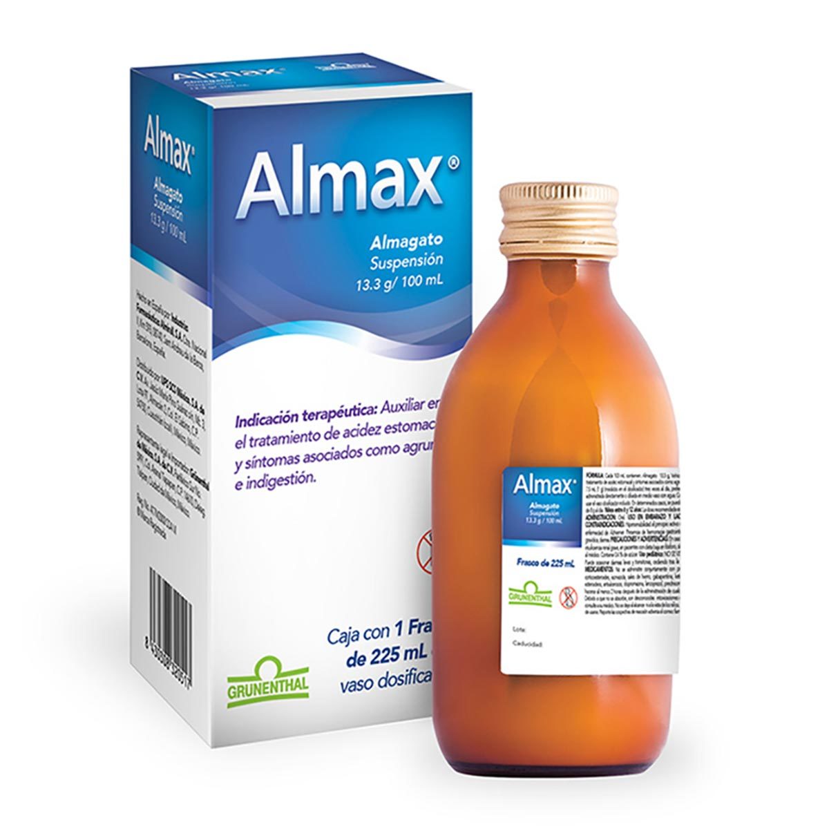 ALMAX 1G/7.5 ML SUSP C/225 ML 