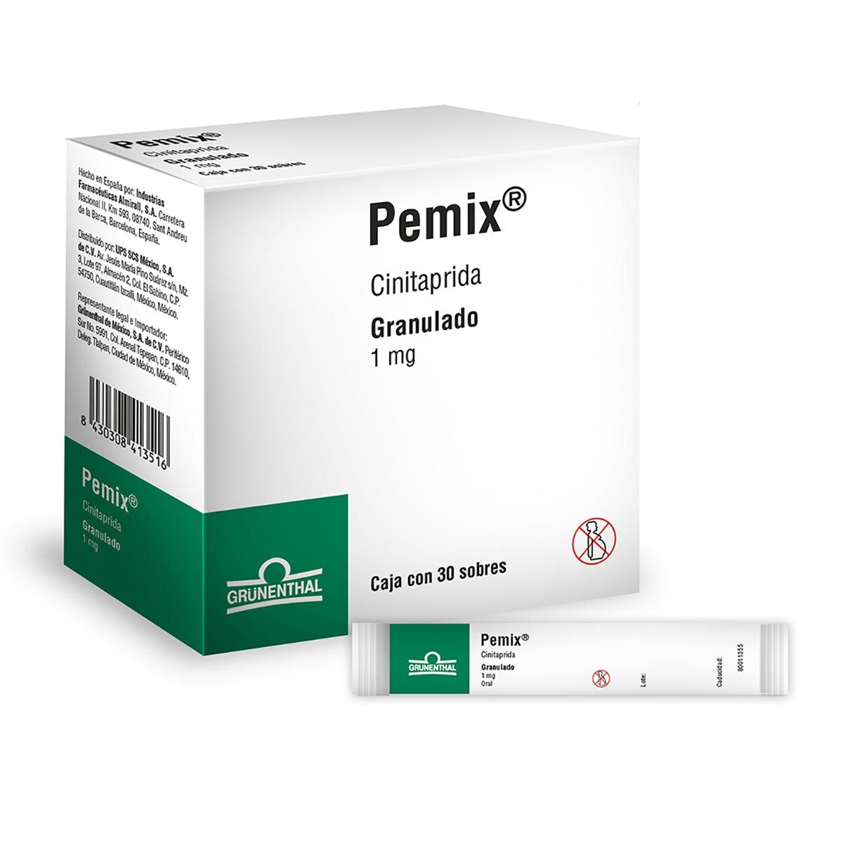 PEMIX 1 MG C/30 SOB GDO