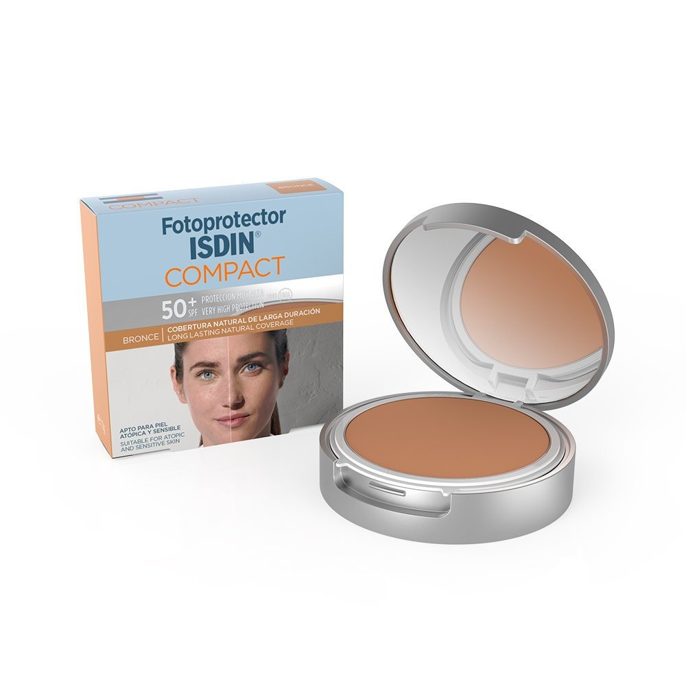 FOTOPROTECTOR ISDIN COMPACT 50+ BRONCE