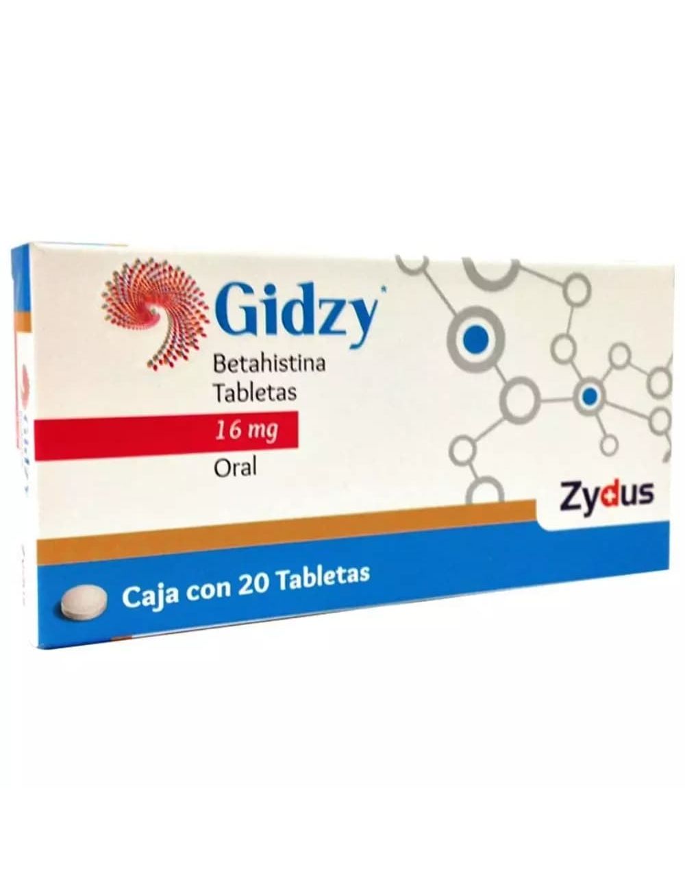 GIDZY 16 MG C/20 T