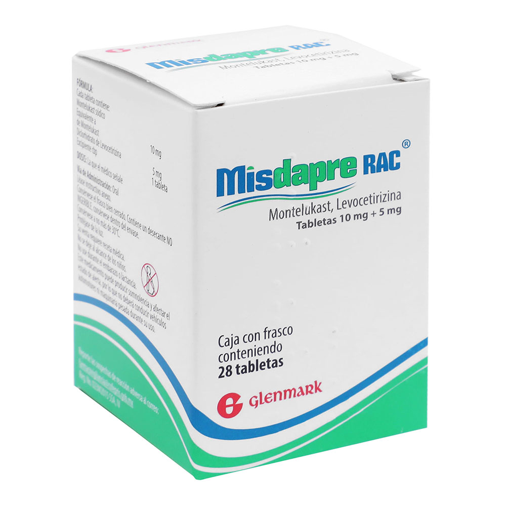 MISDAPRE RAC 10 MG/5 MG C/28 T