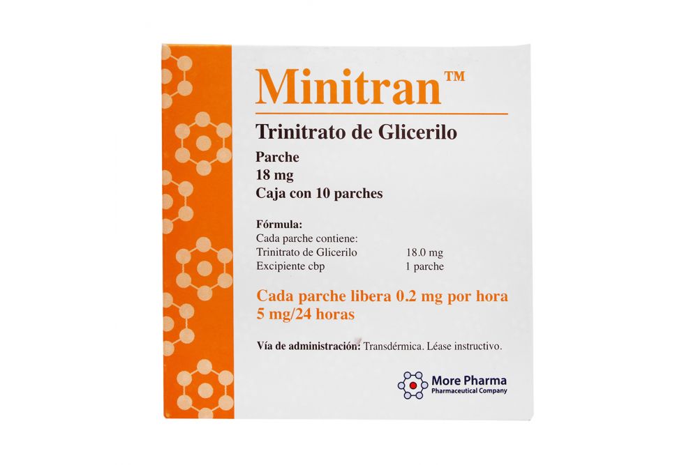 MINITRAN 10 PARCHES 18MG