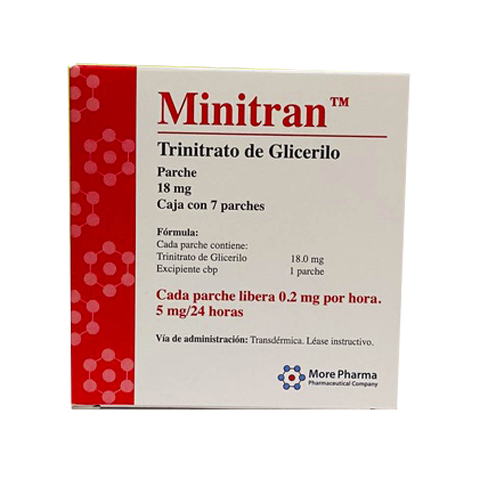 MINITRAN 18MG C/7 PCHE